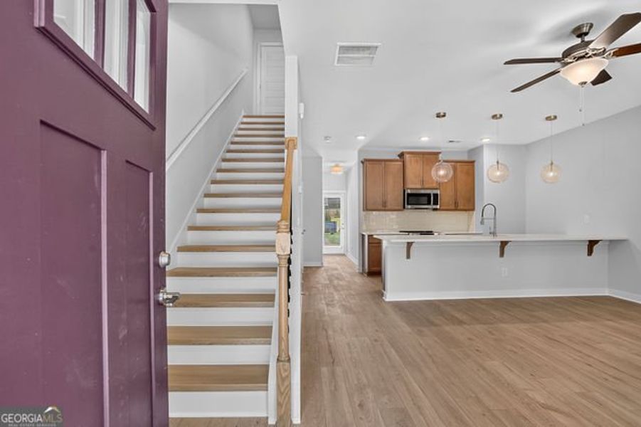 Spacious, unfurnished interior of a new home in The Cottages at East Lanier, Fayetteville (Image 9). Spacious, unfurnished interior of a new home in The Cottages at East Lanier, Fayetteville (Image 9).