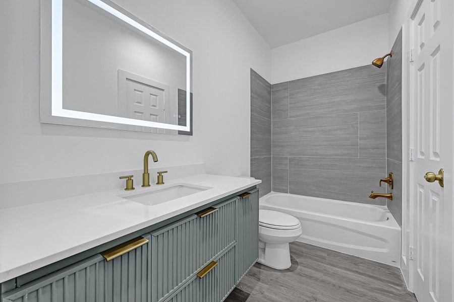 Furnished interior view inside a new home in , Houston (Image 5).