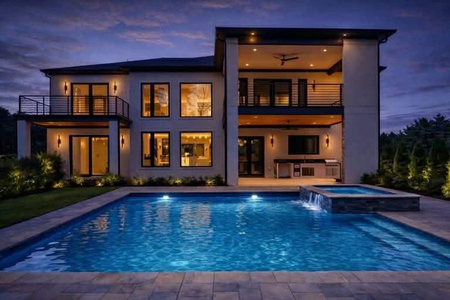 Exterior details and patio area of a home in , Buford (Image 51).