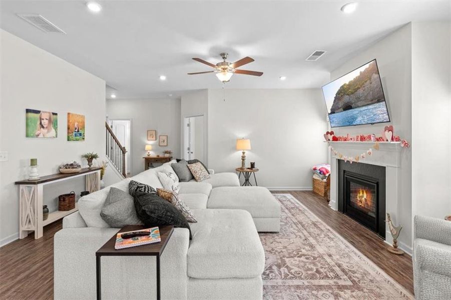 Furnished interior view inside a new home in Jackson Farm, Cartersville (Image 50).