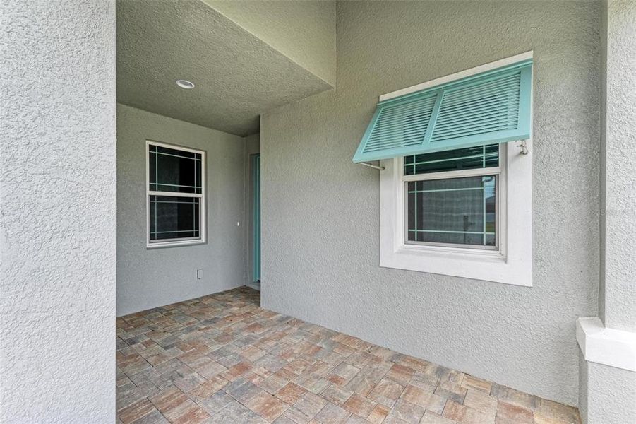 Exterior details and patio area of a home in Watercolor Place, Bradenton (Image 2). Exterior details and patio area of a home in Watercolor Place, Bradenton (Image 2).