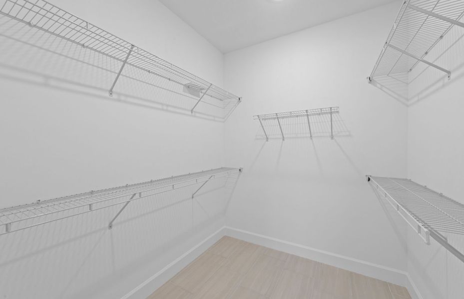 Owner's walk-in closet Owner's walk-in closet
