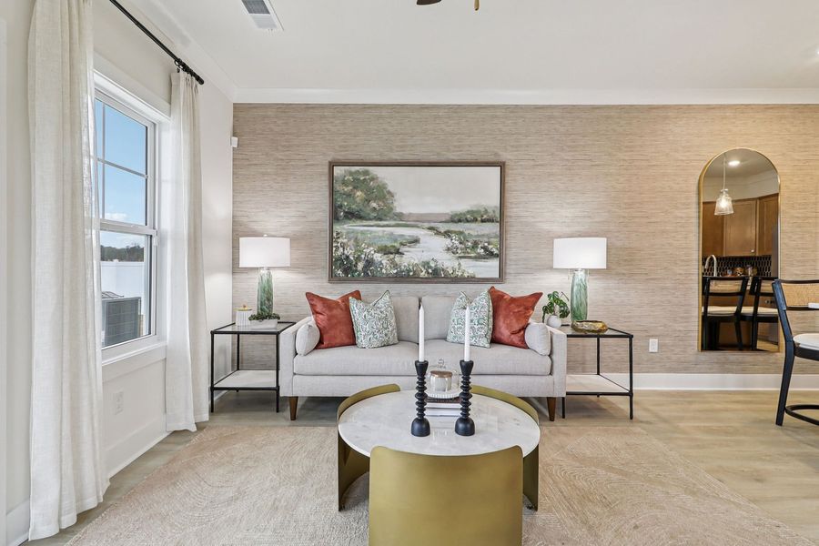 Furnished interior view inside a new home in Walkers Trail, Lexington (Image 10).