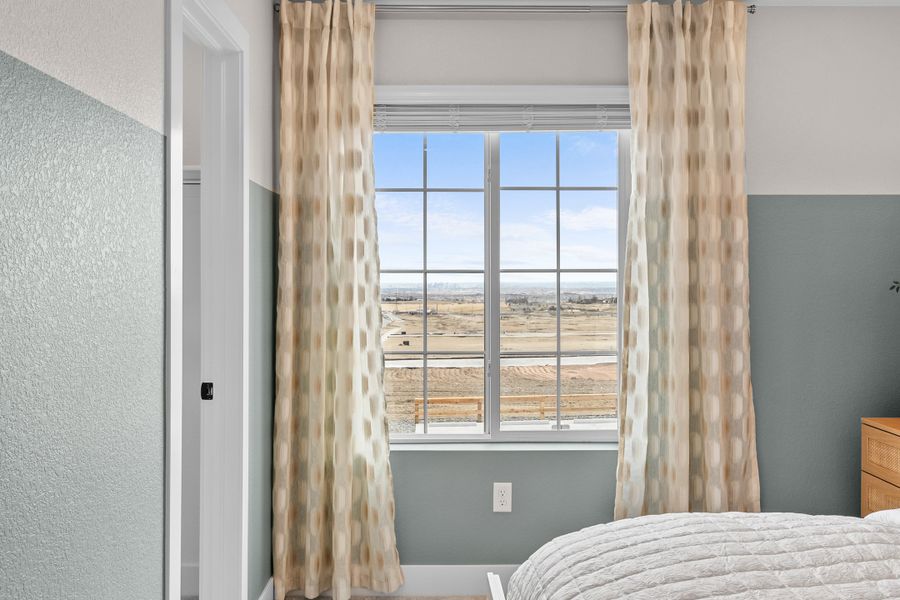 Furnished interior view inside a new home in Trailstone, Arvada (Image 14).