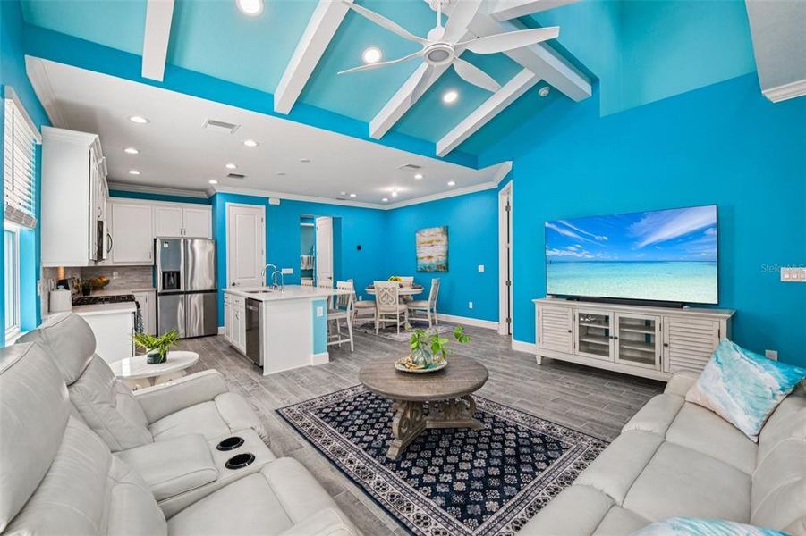 Furnished interior view inside a new home in , Daytona Beach (Image 7).
