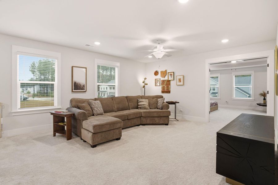 Furnished interior view inside a new home in , Summerville (Image 19). Furnished interior view inside a new home in , Summerville (Image 19).