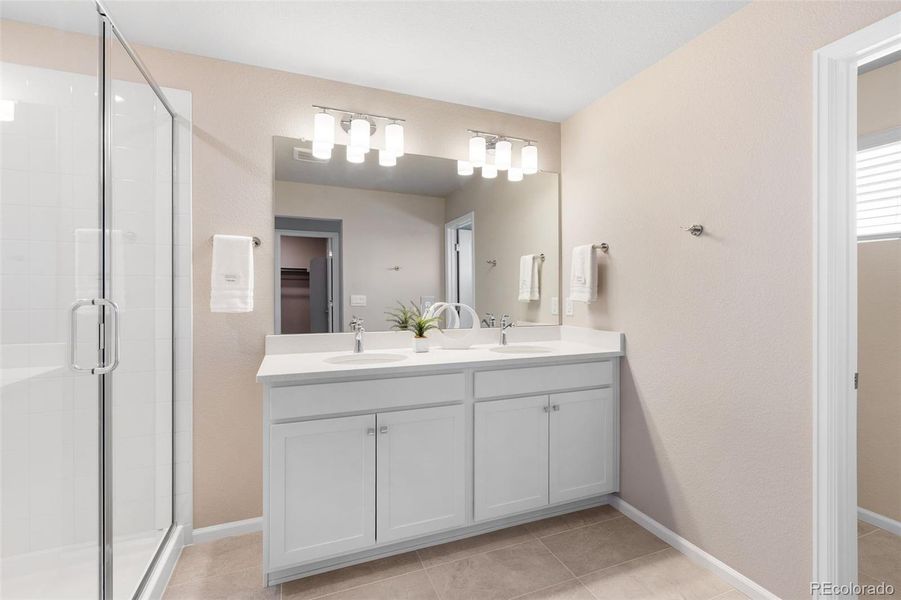 Furnished interior view inside a new home in Woodrose at Painted Prairie, Aurora (Image 9). Furnished interior view inside a new home in Woodrose at Painted Prairie, Aurora (Image 9).