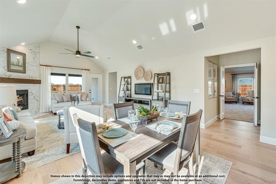 Furnished interior view inside a new home in Anderson Crossing, Trenton (Image 15).