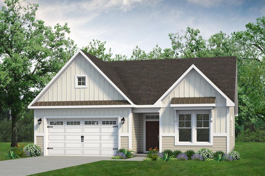 Representative exterior photo of a completed home built from the The Cherry Grove by Chesapeake Homes in Coastal Club of the Carolinas, Calabash, NC (Image 20).