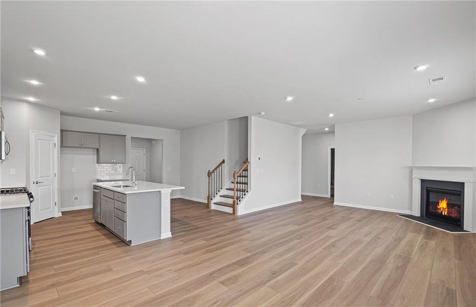Furnished interior view inside a new home in Anderson Point, McDonough (Image 3).