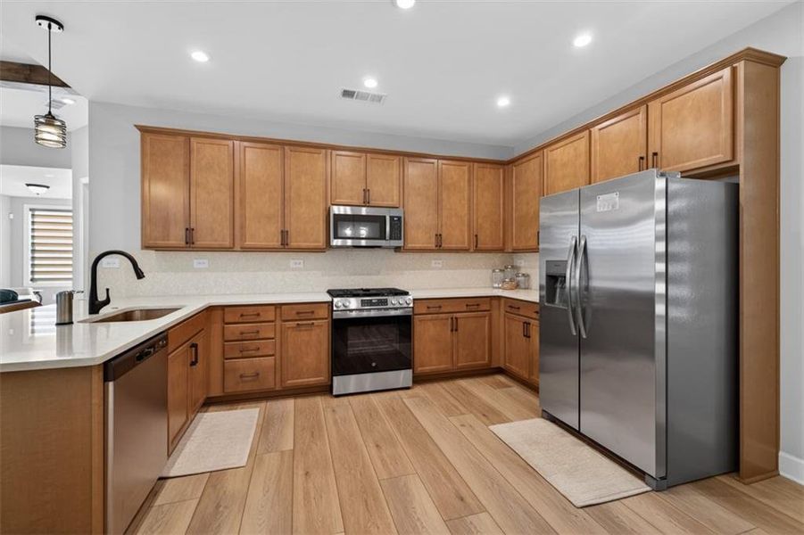 Furnished interior view inside a new home in , Hoschton (Image 19).