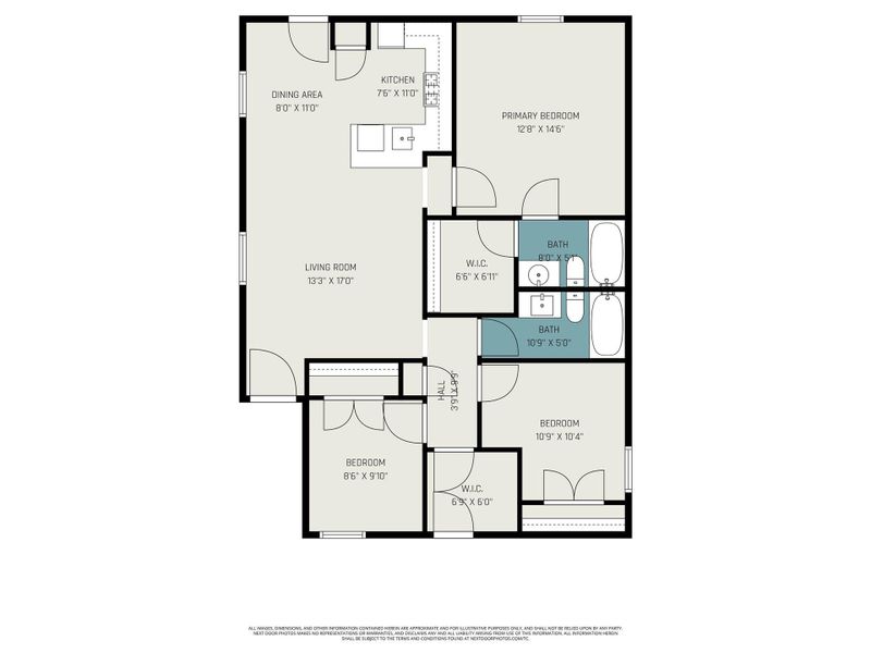 2D floor plan layout of this home in Park Vista at El Tesoro, Houston, TX (Image 4).