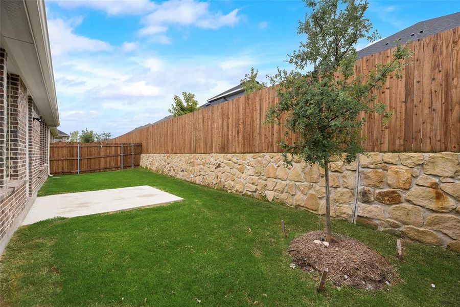 Front exterior of a new home in Villages of Hurricane Creek, Anna, TX, highlighting curb appeal (Image 20).
