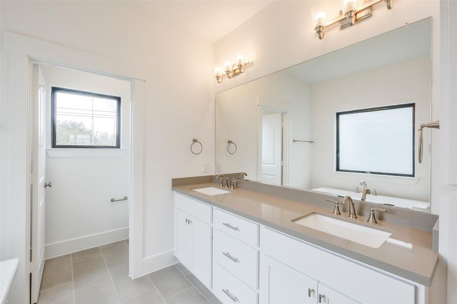 Furnished interior view inside a new home in Timbergrove Trails, Houston (Image 13).