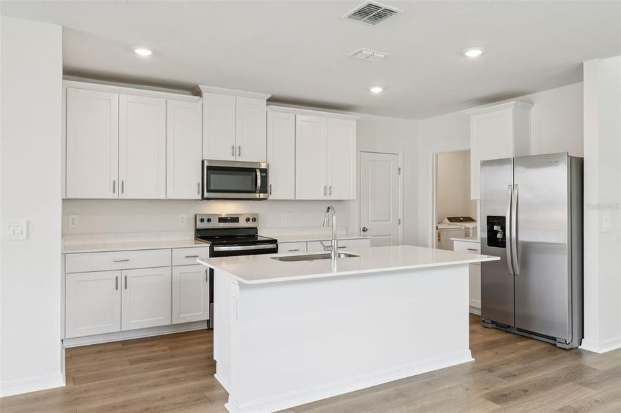 Furnished interior view inside a new home in Crosswinds - Classic Series, Haines City (Image 5).