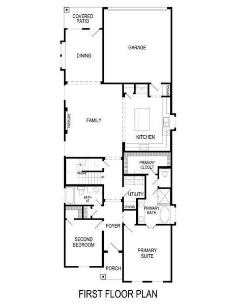 2D floor plan layout for the Rayburn R by First Texas Homes in Trails at Cottonwood Creek, Rowlett, TX (Image 5). 2D floor plan layout for the Rayburn R by First Texas Homes in Trails at Cottonwood Creek, Rowlett, TX (Image 5).