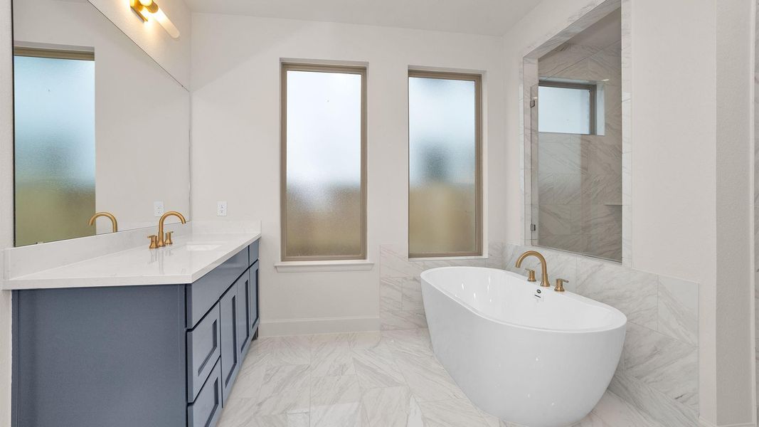 Furnished interior view inside a new home in Meridiana, Manvel (Image 7).
