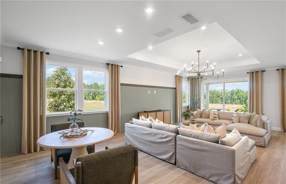 Furnished interior view inside a new home in Overland, Locust Grove (Image 25).