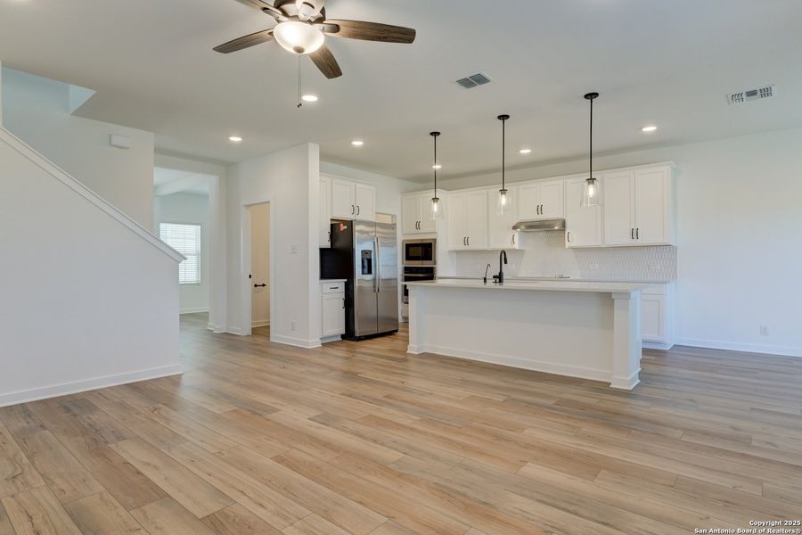 Spacious, unfurnished interior of a new home in The Preserve at the Wilder, Adkins (Image 33).