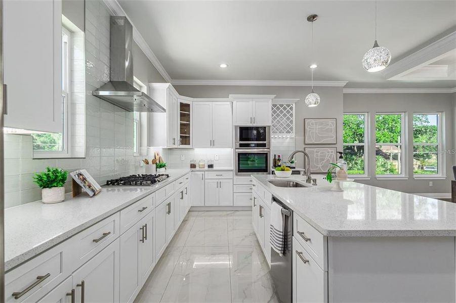 Furnished interior view inside a new home in , Tampa (Image 8).