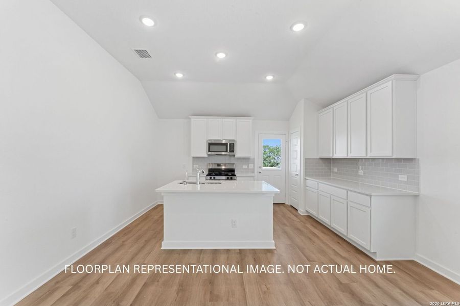 Furnished interior view inside a new home in Verano Farms, San Antonio (Image 5).