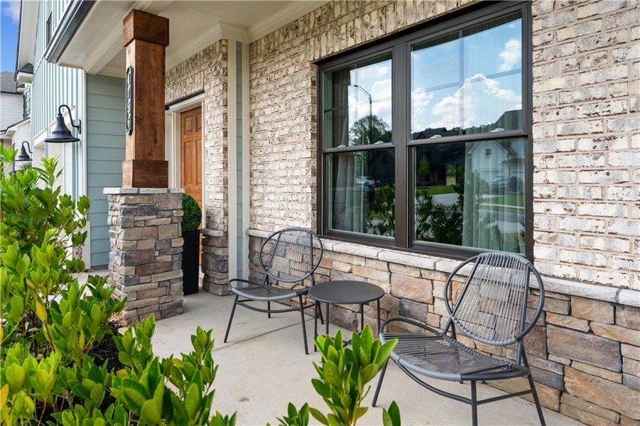 Exterior details and patio area of a home in Springside Reserve, Powder Springs (Image 33). Exterior details and patio area of a home in Springside Reserve, Powder Springs (Image 33).