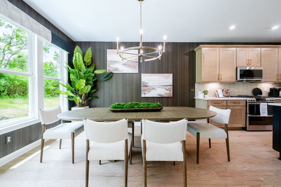 Representative furnished interior of a home built from the Finley by Fischer Homes in Twin Lakes, Hoschton (Image 23).
