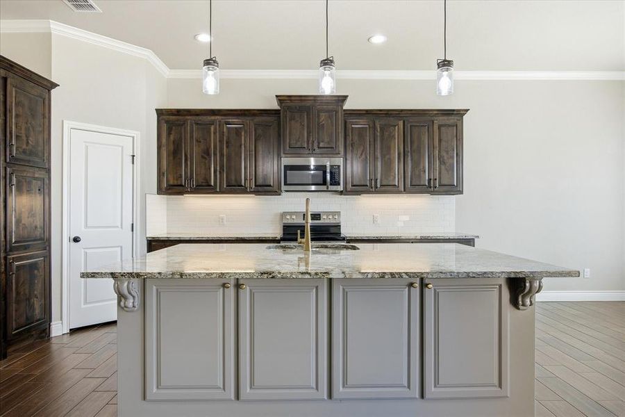 Furnished interior view inside a new home in , Granbury (Image 6).