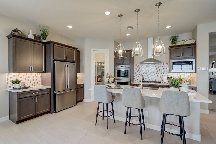 Representative furnished interior of a home built from the Hacienda Series - Topaz by Brightland Homes in Canyon Views - Hacienda, Litchfield Park (Image 11).
