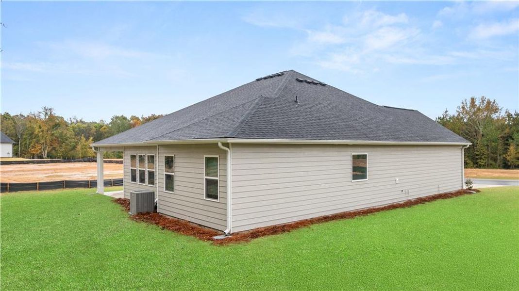Exterior details and patio area of a home in Kingston Ranch at Lake Oconee, Buckhead (Image 16).