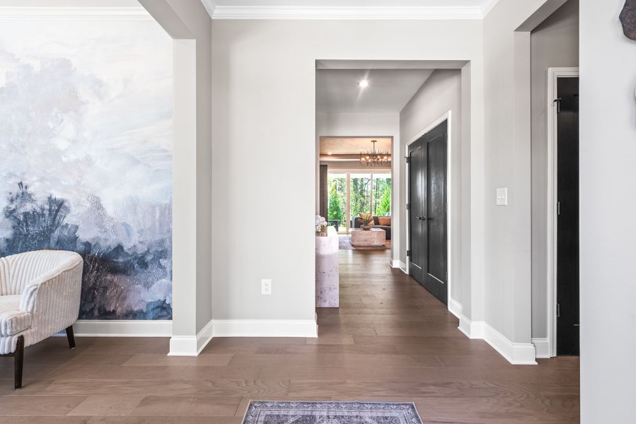 Representative furnished interior of a home built from the Maxwell by Fischer Homes in Easton Park, Dallas (Image 6).