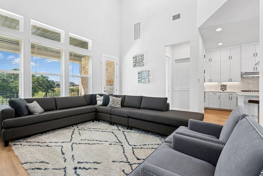Furnished interior view inside a new home in Santa Rita Ranch, Georgetown (Image 14).