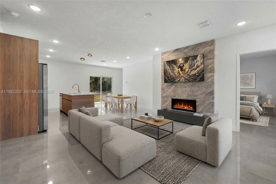Furnished interior view inside a new home in , Palm Bay (Image 6).