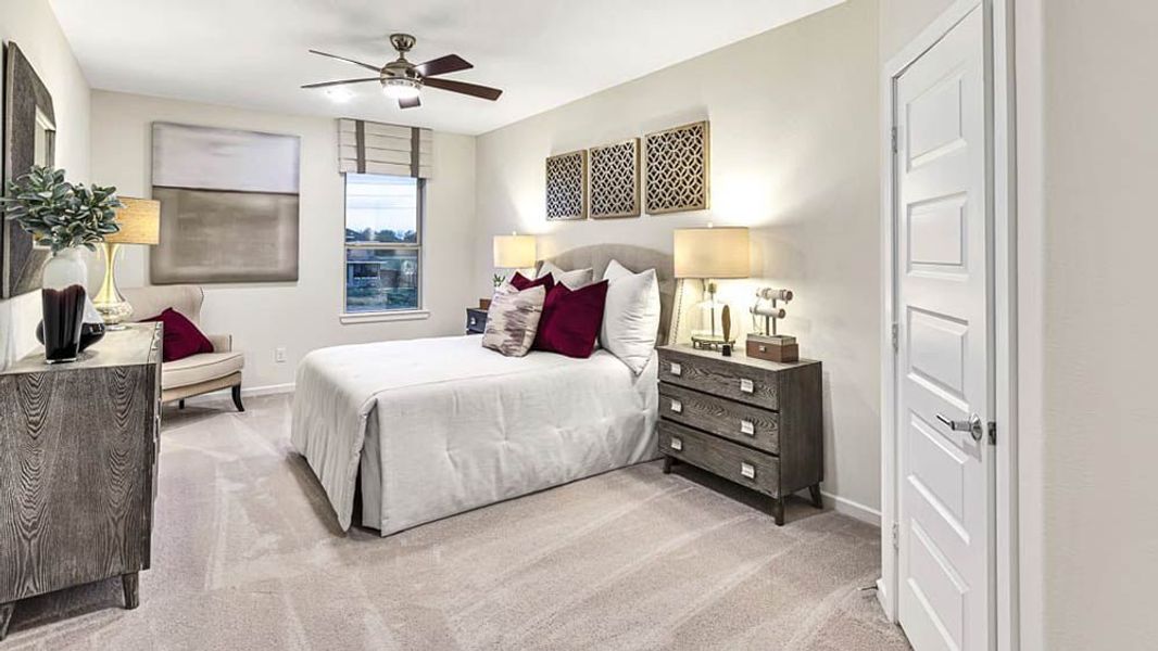 Furnished interior view inside a new home in Avalon at Cypress, Cypress (Image 19).