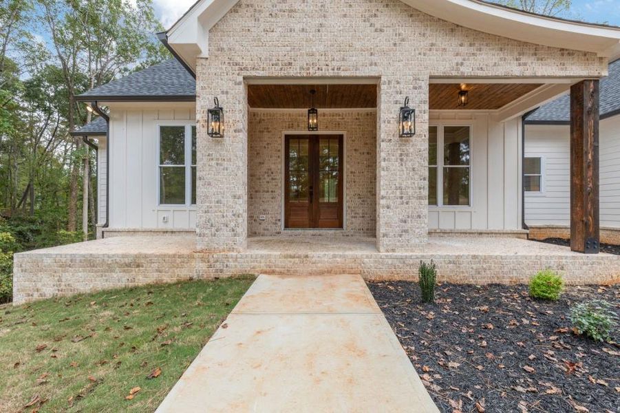 Exterior details and patio area of a home in , Canton (Image 30).