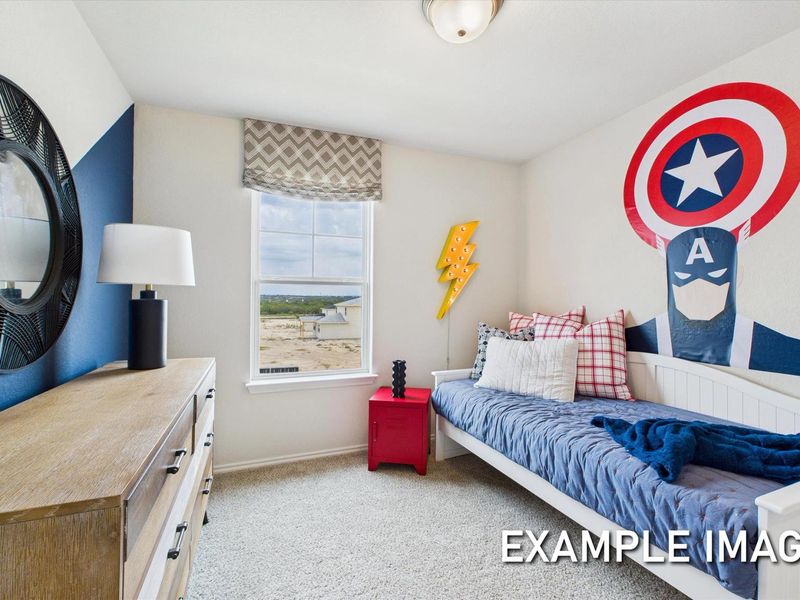 Representative furnished interior of a home built from the The Brazos B by Davidson Homes LLC in Applewhite Meadows, San Antonio (Image 18).