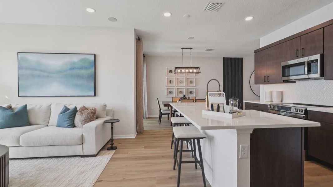 Furnished interior view inside a new home in Isla Mirada, San Antonio (Image 18).