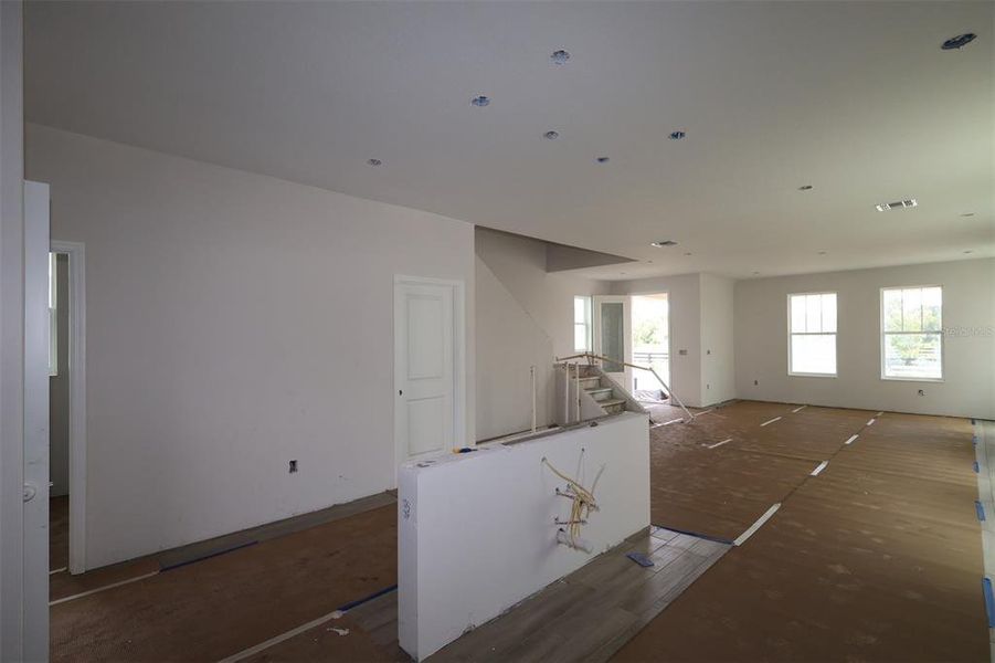 In-progress construction of a new home in Center Lake on the Park, St. Cloud, FL (Image 18).