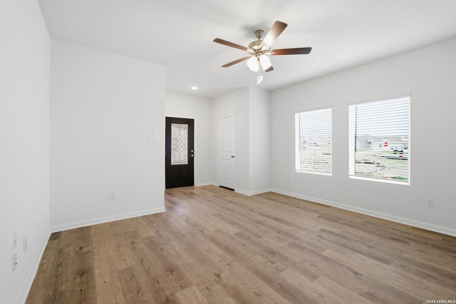 Spacious, unfurnished interior of a new home in Willow View, Converse (Image 14). Spacious, unfurnished interior of a new home in Willow View, Converse (Image 14).