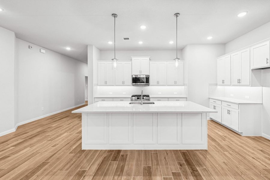 Furnished interior view inside a new home in The Grand Prairie 50’, Hockley (Image 4).