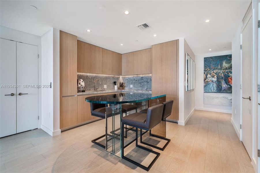 Furnished interior view inside a new home in , Miami Beach (Image 15).