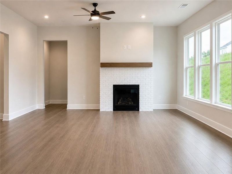 Spacious, unfurnished interior of a new home in Reunion, Flowery Branch (Image 5). Spacious, unfurnished interior of a new home in Reunion, Flowery Branch (Image 5).