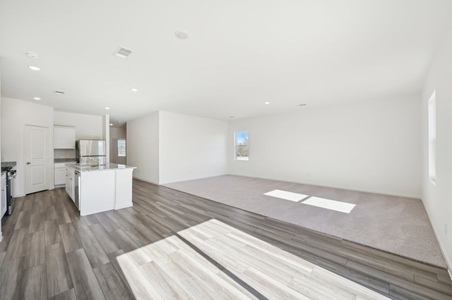 Representative furnished interior of a home built from the Firefly by Starlight Homes in Noble Ridge, Howe (Image 7).