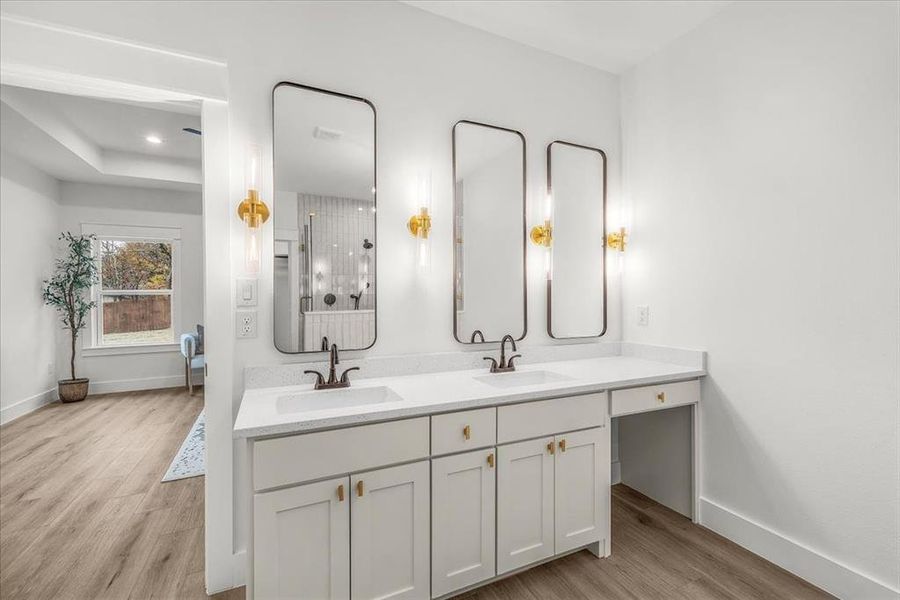 Furnished interior view inside a new home in , Fort Worth (Image 11).