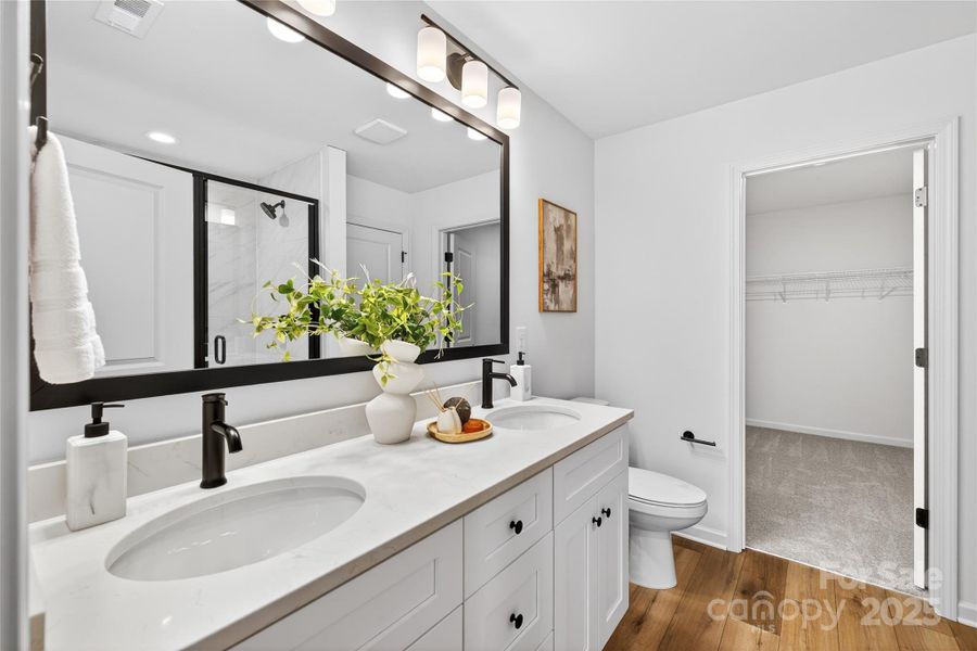 Furnished interior view inside a new home in , Charlotte (Image 28).