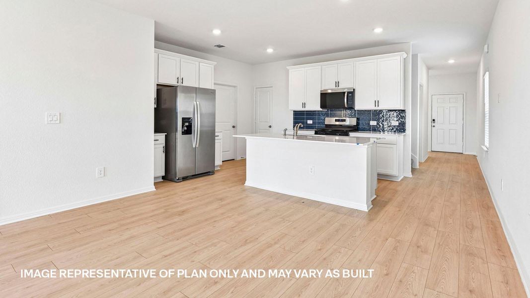 Furnished interior view inside a new home in Carillon, Manor (Image 4).