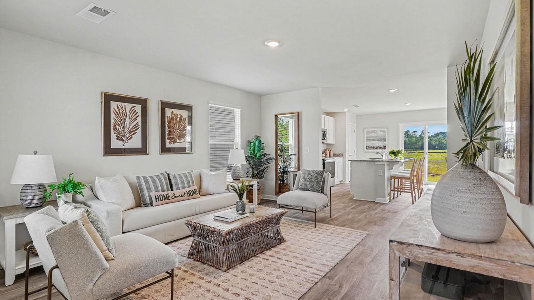 Furnished interior view inside a new home in Fox Run, Supply (Image 8).