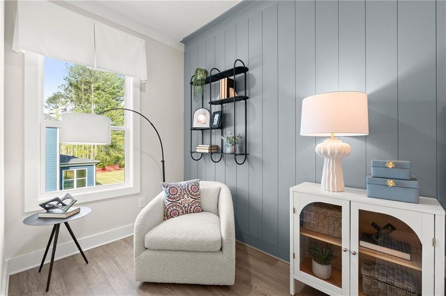 Furnished interior view inside a new home in Hillgrove Preserve, Powder Springs (Image 38).