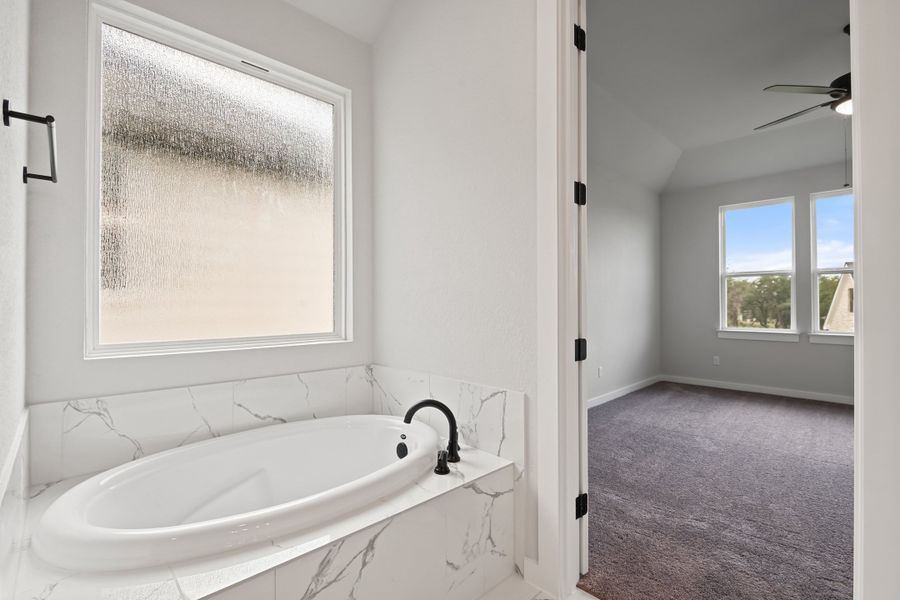 Furnished interior view inside a new home in Lariat, Liberty Hill (Image 20).