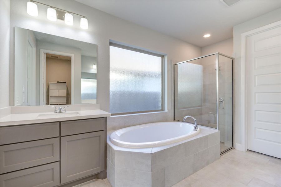 Furnished interior view inside a new home in , Katy (Image 41).